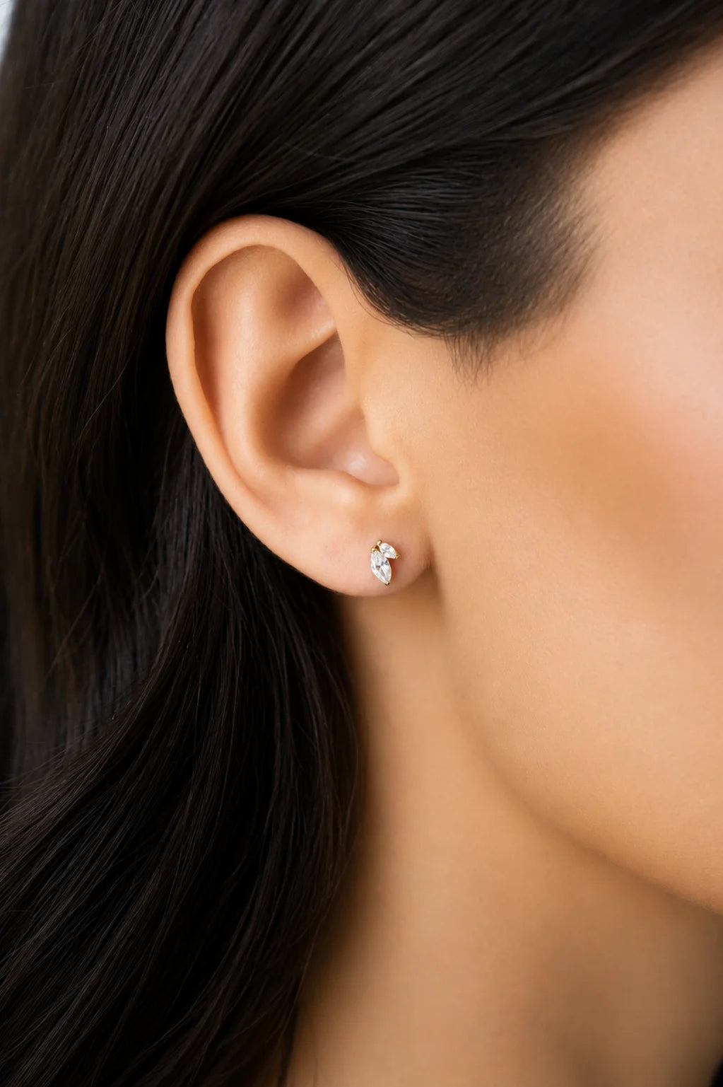 Duo Marquise Flat Back Top
